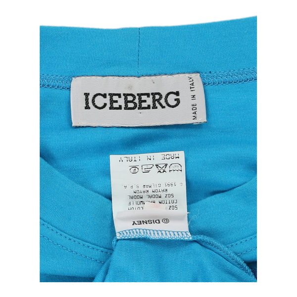 Vintageblue Flounder, The Little Mermaid Iceberg T-Shirt - womens x-large