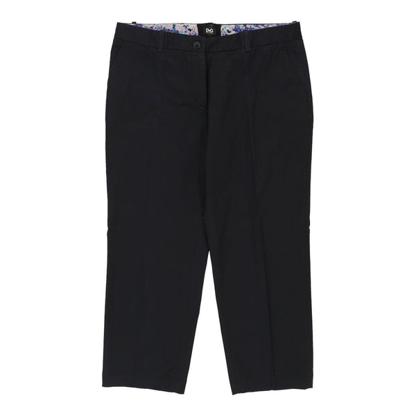 Vintageblack Dolce & Gabbana Trousers - womens 36" waist