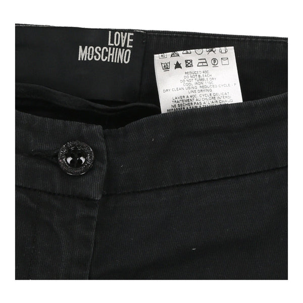 Vintageblack Love Moschino Trousers - womens 32" waist