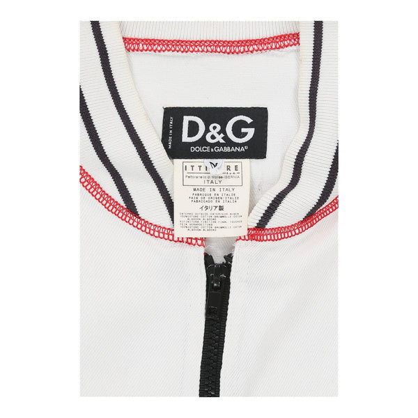 Vintagewhite Dolce & Gabbana Zip Up - mens medium