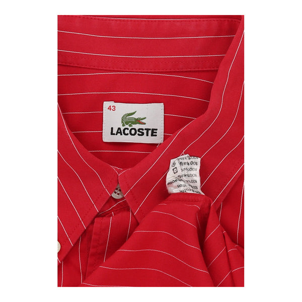 Vintagered Lacoste Short Sleeve Shirt - mens large