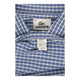 Vintageblue Lacoste Check Shirt - mens medium