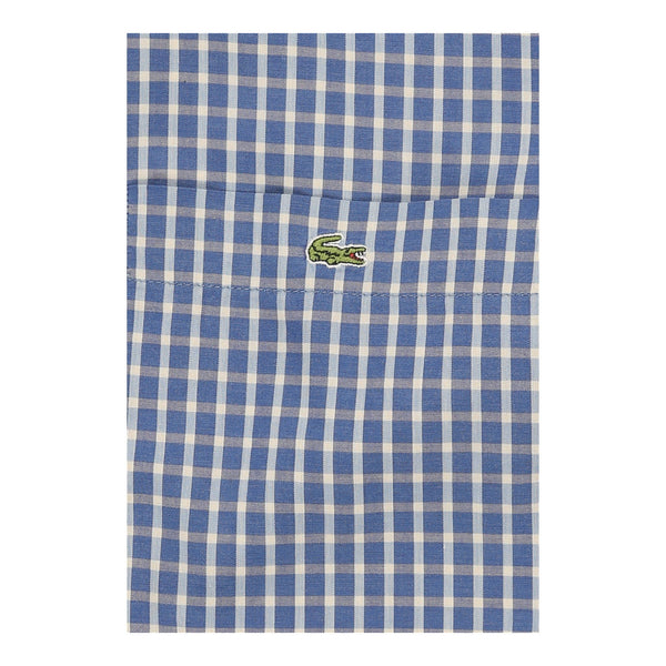 Vintageblue Lacoste Check Shirt - mens medium