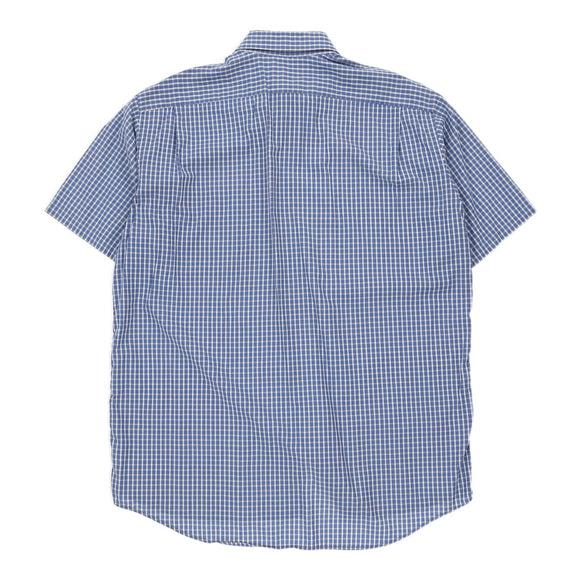 Vintageblue Lacoste Check Shirt - mens medium