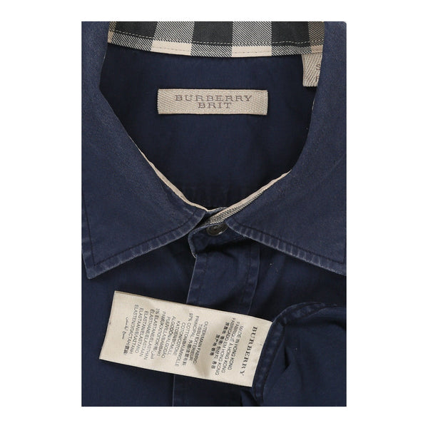 Vintageblue Burberry Brit Shirt - mens small