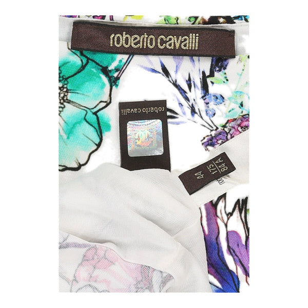 Vintagemulticoloured Roberto Cavalli Long Sleeve Top - womens small