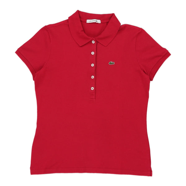Vintagered Lacoste Polo Shirt - womens large