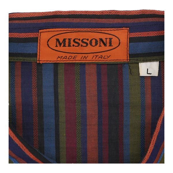 Vintagemulticoloured Missoni Sport Shirt - mens large