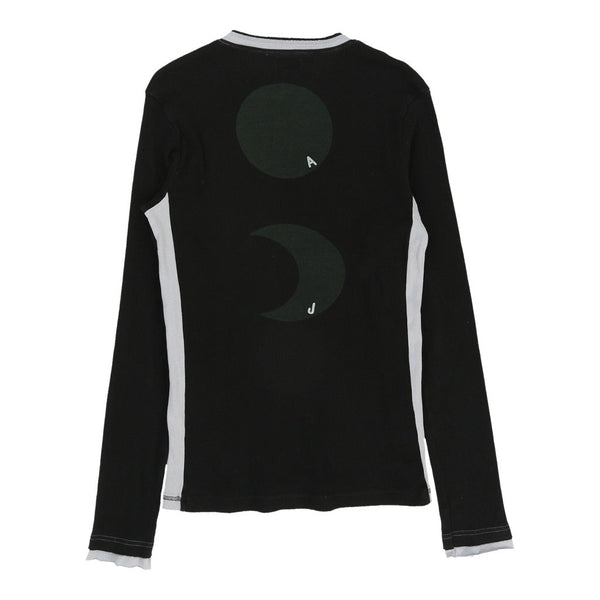 Vintageblack Armani Jeans Long Sleeve T-Shirt - mens x-large