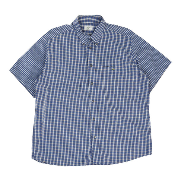 Vintageblue Lacoste Check Shirt - mens large
