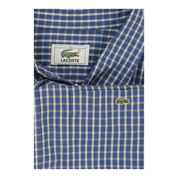 Vintageblue Lacoste Check Shirt - mens large