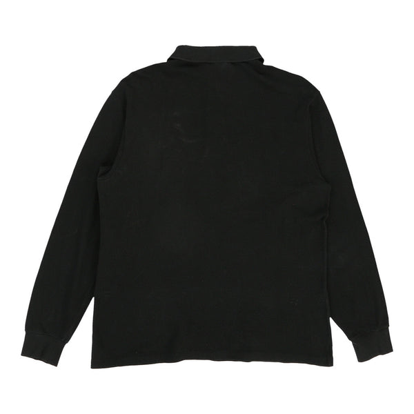 Vintageblack Lacoste Long Sleeve Polo Shirt - mens large