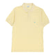 Vintageyellow Benetton Polo Shirt - mens medium