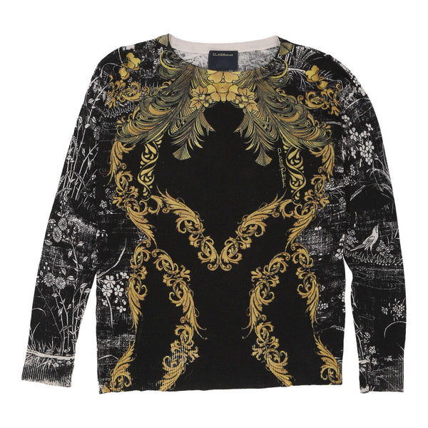 Vintageblack Cavalli Class Jumper - mens medium