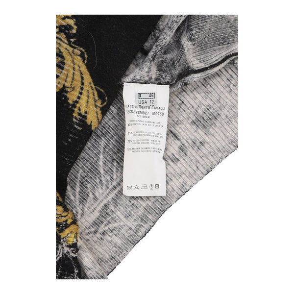 Vintageblack Cavalli Class Jumper - mens medium