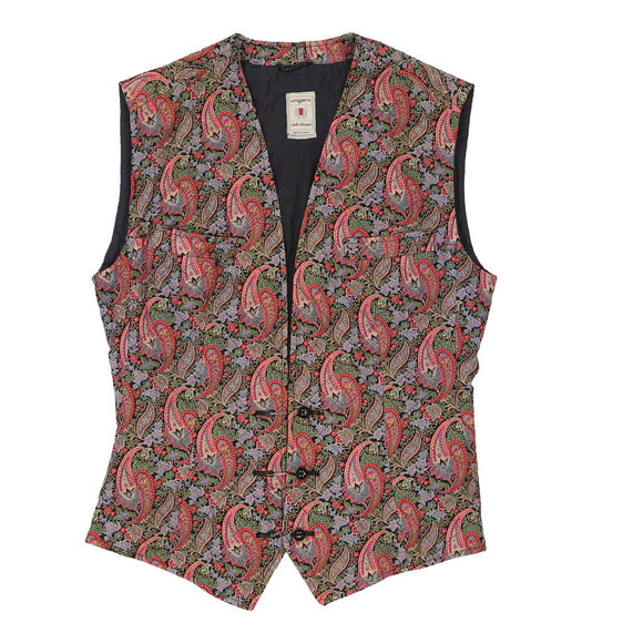Vintagemulticoloured Ungaro Waistcoat - womens medium
