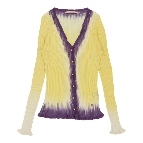 Vintageyellow Roberto Cavalli Long Sleeve Top - womens medium