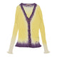 Vintageyellow Roberto Cavalli Long Sleeve Top - womens medium