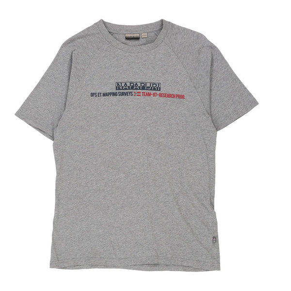 Vintagegrey Napapijri T-Shirt - mens small