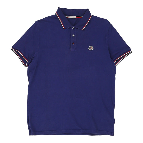 Vintageblue Moncler Polo Shirt - mens large