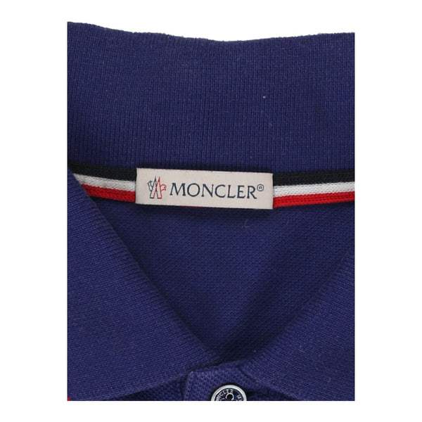 Vintageblue Moncler Polo Shirt - mens large