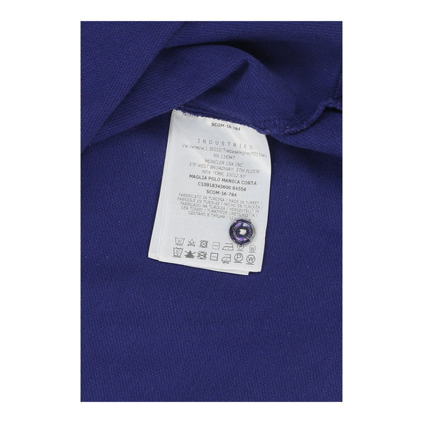 Vintageblue Moncler Polo Shirt - mens large