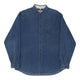 Vintageblue Emporio Armani Denim Shirt - mens x-large