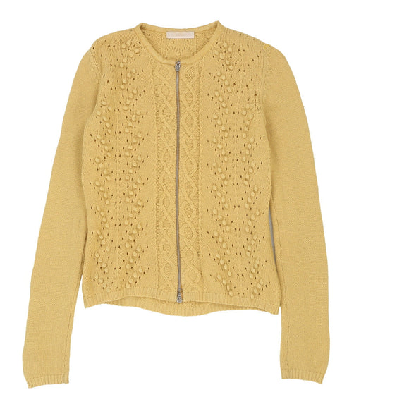 Vintageyellow Ermanno Scervino Cardigan - womens x-small