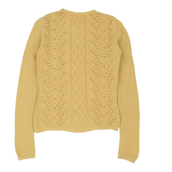 Vintageyellow Ermanno Scervino Cardigan - womens x-small