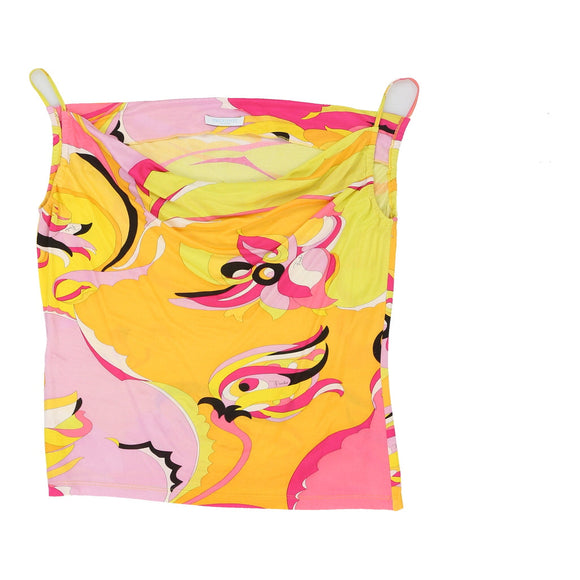 Vintagemulticoloured Emilio Pucci Strap Top - womens small