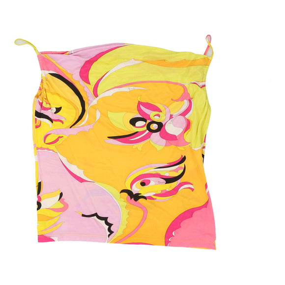 Vintagemulticoloured Emilio Pucci Strap Top - womens small