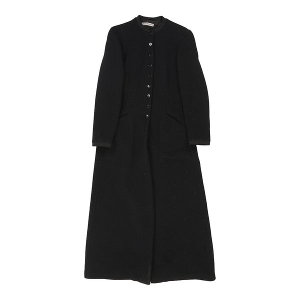 Vintageblack Emporio Armani Overcoat - womens x-small