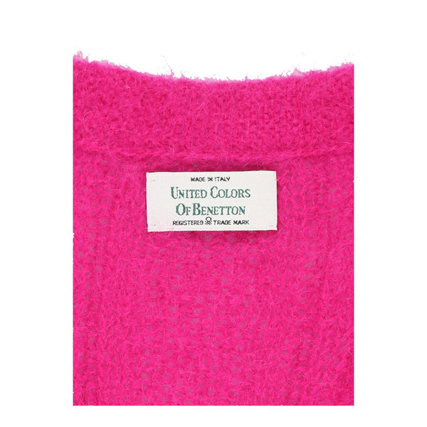 Vintagepink Benetton Cardigan - womens xx-large