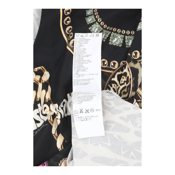 Vintagemulticoloured Just Cavalli Long Sleeve T-Shirt - womens small