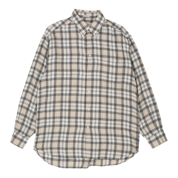 Vintagebeige Salvatore Ferragamo Check Shirt - mens large