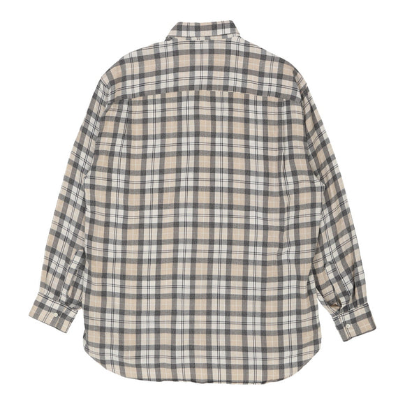 Vintagebeige Salvatore Ferragamo Check Shirt - mens large