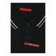 Vintageblack Prada Long Sleeve Polo Shirt - mens large