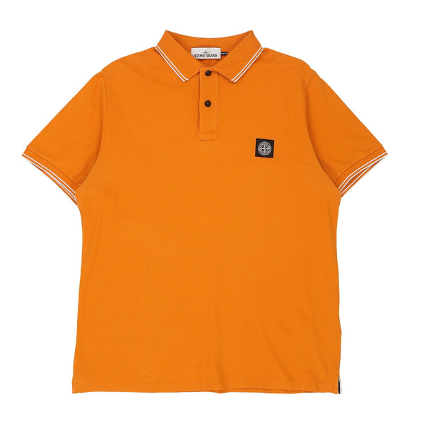 Vintageorange Stone Island Polo Shirt - mens xx-large