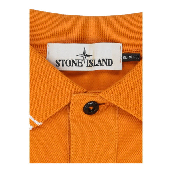 Vintageorange Stone Island Polo Shirt - mens xx-large