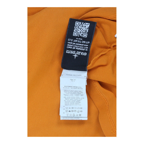 Vintageorange Stone Island Polo Shirt - mens xx-large