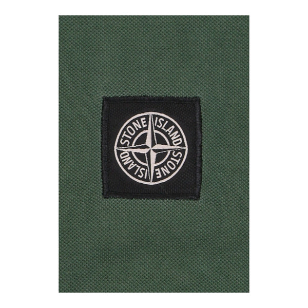Vintagegreen Stone Island Polo Shirt - mens xx-large