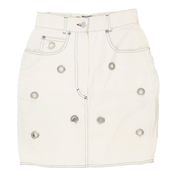Vintagewhite Oaks By Ferre Denim Skirt - womens 24" waist