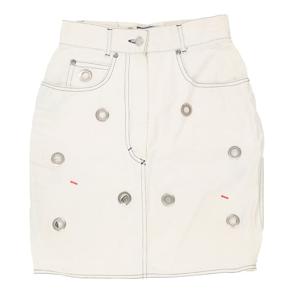Vintagewhite Oaks By Ferre Denim Skirt - womens 24" waist