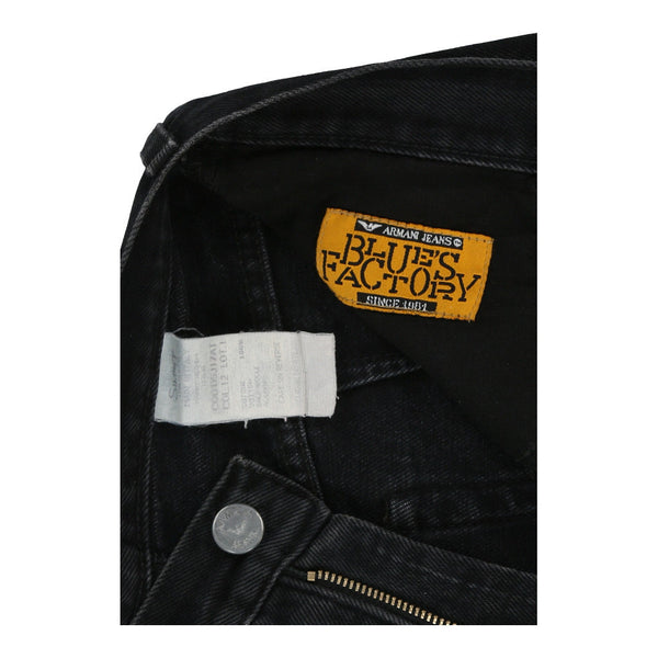 Vintageblack Blues Factory Armani Jeans Jeans - mens 28" waist